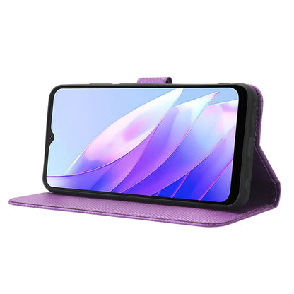 For Blackview A52 Diamond Texture Leather Phone Case(Purple) - More Brand by PMC Jewellery | Online Shopping South Africa | PMC Jewellery | Buy Now Pay Later Mobicred