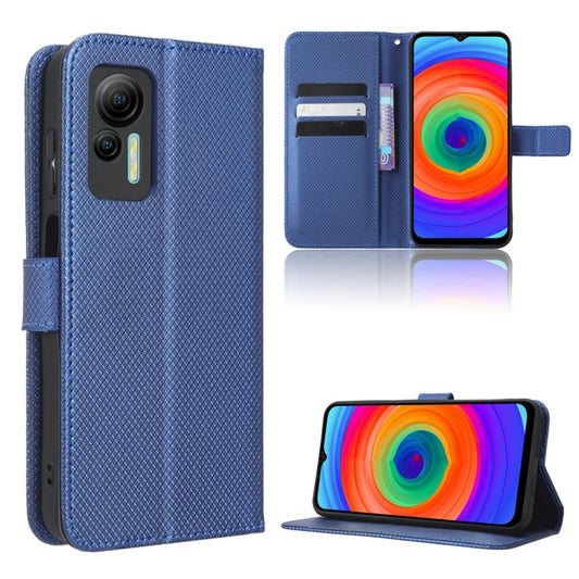 For Ulefone Note 14 Diamond Texture Leather Phone Case(Blue) - Ulefone Cases by PMC Jewellery | Online Shopping South Africa | PMC Jewellery | Buy Now Pay Later Mobicred