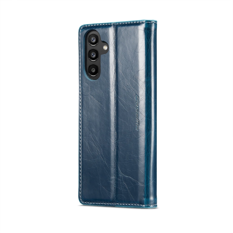 For Samsung Galaxy A34 5G CaseMe 003 Crazy Horse Texture Leather Phone Case(Blue) - Galaxy Phone Cases by CaseMe | Online Shopping South Africa | PMC Jewellery | Buy Now Pay Later Mobicred