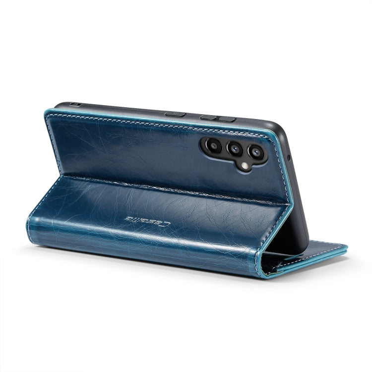 For Samsung Galaxy A34 5G CaseMe 003 Crazy Horse Texture Leather Phone Case(Blue) - Galaxy Phone Cases by CaseMe | Online Shopping South Africa | PMC Jewellery | Buy Now Pay Later Mobicred