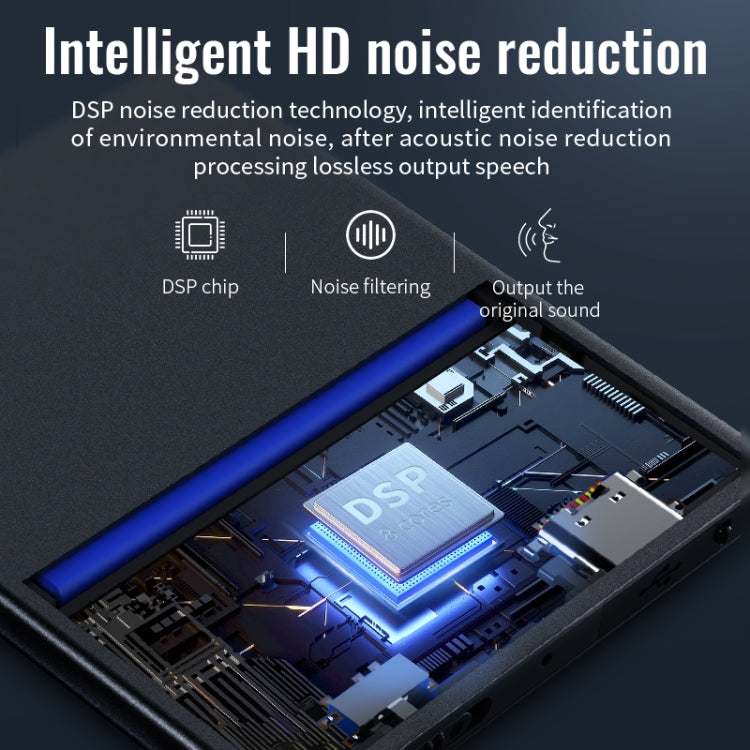 JNN K1 Square HD Noise Canceling Recorder, Capacity:16GB(Black) - Recording Pen by JNN | Online Shopping South Africa | PMC TechLife | Buy Now Pay Later Mobicred