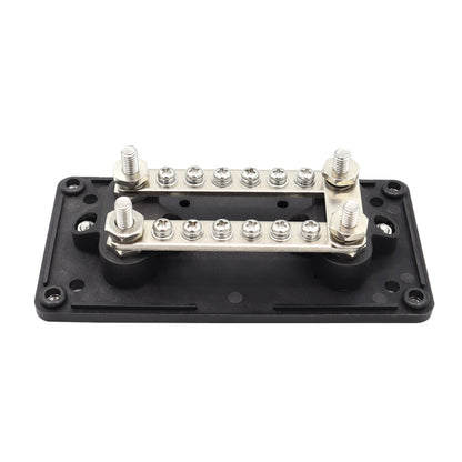 CP-3087-01 100A 48V 12-way M6 Terminal Busbar(Black) - Booster Cable & Clip by PMC Jewellery | Online Shopping South Africa | PMC Jewellery | Buy Now Pay Later Mobicred