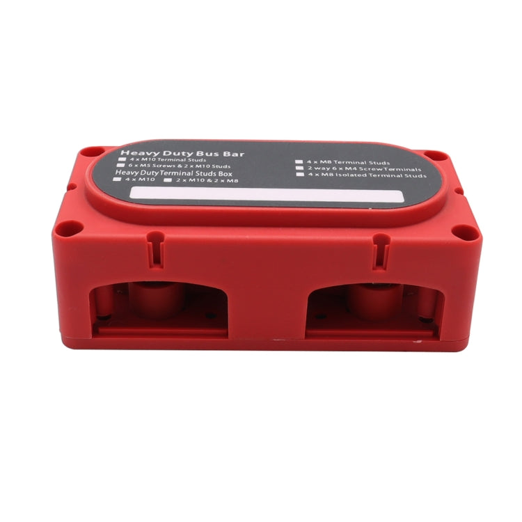 CP-3087-02 100A 48V 12-way M6 Terminal Busbar(Red) - Booster Cable & Clip by PMC Jewellery | Online Shopping South Africa | PMC Jewellery | Buy Now Pay Later Mobicred