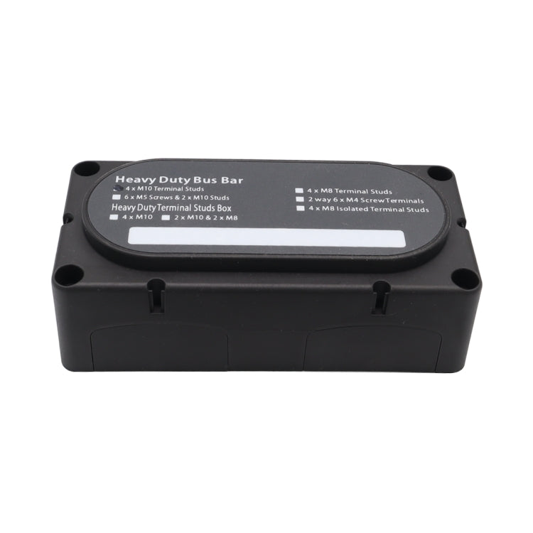 CP-3088-01 300A 48V 4-way M10 Terminal Busbar(Black) - Booster Cable & Clip by PMC Jewellery | Online Shopping South Africa | PMC Jewellery | Buy Now Pay Later Mobicred