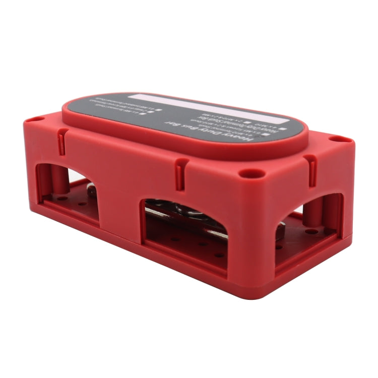 CP-3088-02 300A 48V 4-way M10 Terminal Busbar(Red) - Booster Cable & Clip by PMC Jewellery | Online Shopping South Africa | PMC Jewellery | Buy Now Pay Later Mobicred