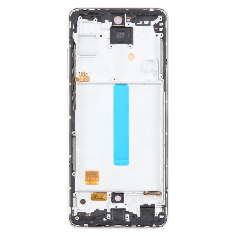 For Samsung Galaxy A52 4G SM-A525 6.43 inch OLED LCD Screen Digitizer Full Assembly with Frame (White) - free shipping - PMc TechLife - Order now!