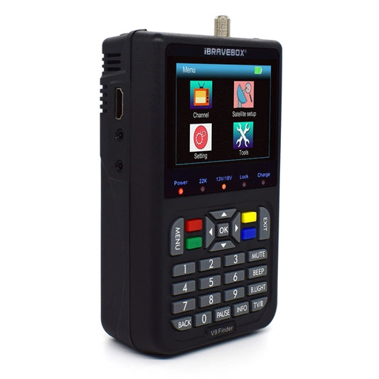 iBRAVEBOX V9 Finder Digital Satellite Signal Finder Meter, Plug Type:EU Plug(Black) - Satellite Finder by PMC Jewellery | Online Shopping South Africa | PMC Jewellery | Buy Now Pay Later Mobicred