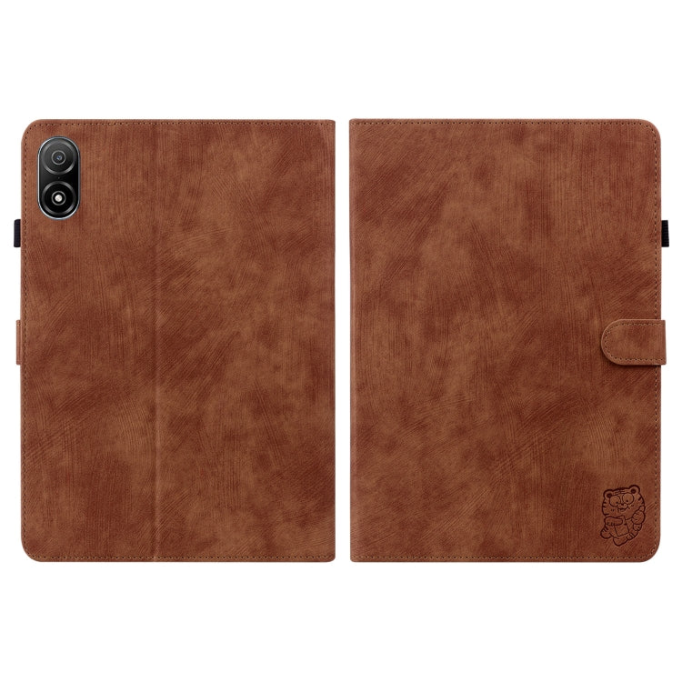 For Honor Pad V8 Pro Tiger Pattern Flip Leather Tablet Case(Brown) - free shipping - PMC TechLife - Order now!