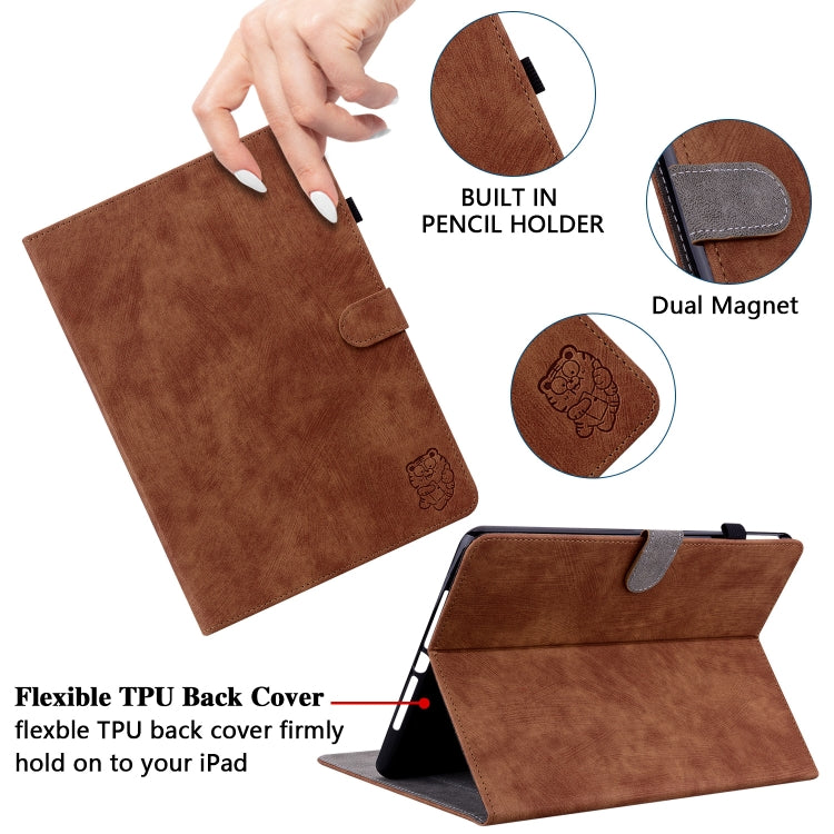 For Honor Pad V8 Pro Tiger Pattern Flip Leather Tablet Case(Brown) - free shipping - PMC TechLife - Order now!