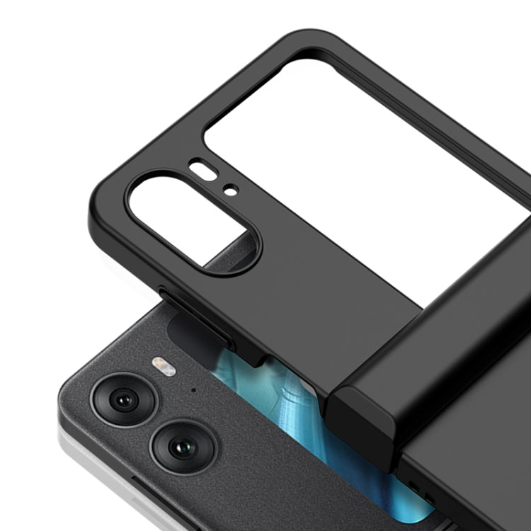 For OPPO Find N2 Flip Three-stage Skin Feel PC Phone Case with Hinge(Green) - Find N2 Flip Cases by PMC TechLife | Online Shopping South Africa | PMC TechLife