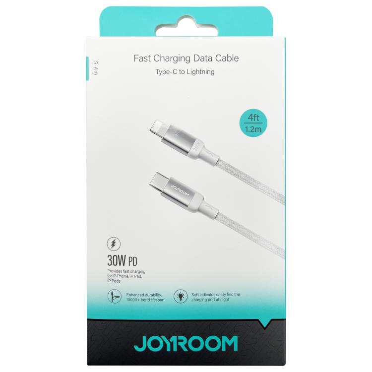 JOYROOM S-CL020A10 Extraordinary Series 30W USB-C / Type-C to 8 Pin Fast Charging Data Cable, Cable Length:1.2m(White) - 2 in 1 Cable by JOYROOM | Online Shopping South Africa | PMC TechLife | Buy Now Pay Later Mobicred