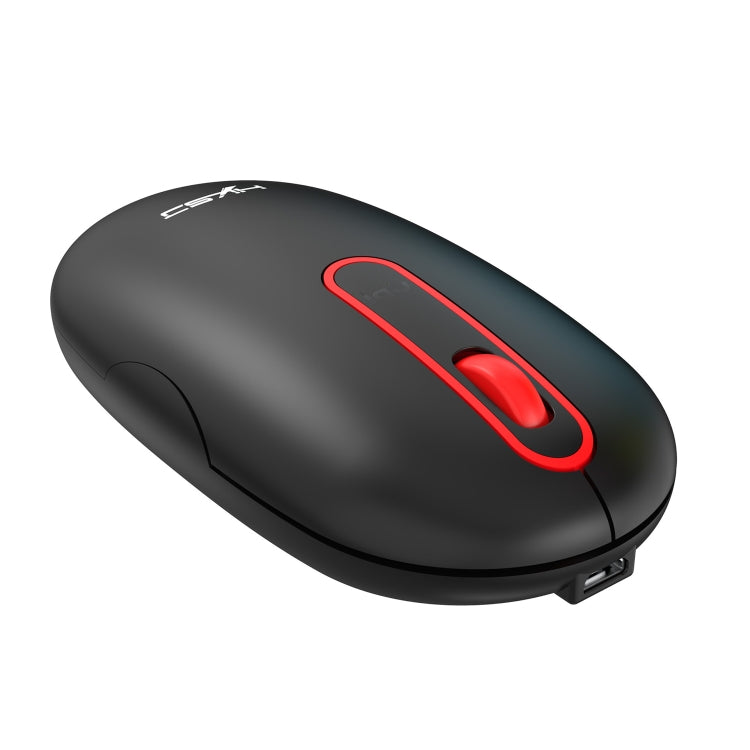 HXSJ T15 2.4GHz 4 Keys Wireless Mute Mouse(Black) - Wireless Mice by HXSJ | Online Shopping South Africa | PMC Jewellery | Buy Now Pay Later Mobicred