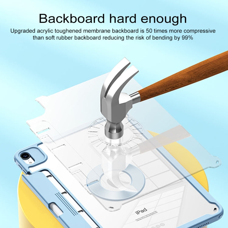 For Huawei MatePad 10.8 Detachable Rotating Leather Tablet Case(Blue) - Huawei by PMC TechLife | Online Shopping South Africa | PMC TechLife | Buy Now Pay Later Mobicred