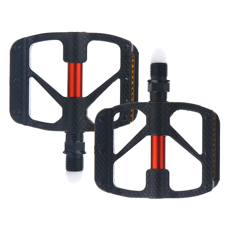 B610 1 Pair Mountain Bicycle Carbon Fiber Palin Bearing Pedals(Red) - free shipping - PMc TechLife - Order now!