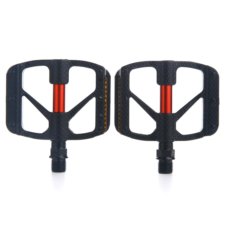 B610 1 Pair Mountain Bicycle Carbon Fiber Palin Bearing Pedals(Red) - free shipping - PMc TechLife - Order now!