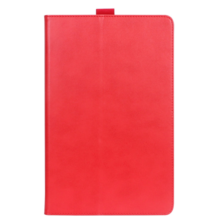 For Lenovo Tab P11 Pro Gen2 11.2 2022 TB132/138 Embossed Front Stand Leather Smart Tablet Case(Red) - Lenovo by PMC TechLife | Online Shopping South Africa | PMC TechLife | Buy Now Pay Later Mobicred