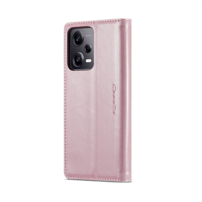 For Xiaomi Redmi Note 12 Pro 5G / Poco X5 Pro CaseMe 003 Crazy Horse Texture Leather Phone Case(Rose Gold) - Xiaomi Cases by CaseMe | Online Shopping South Africa | PMC Jewellery | Buy Now Pay Later Mobicred