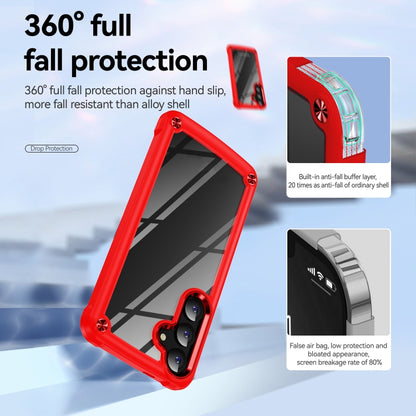 For Samsung Galaxy S24 5G TPU + PC Lens Protection Phone Case(Red) - Galaxy S24 5G Cases by PMC Jewellery | Online Shopping South Africa | PMC Jewellery