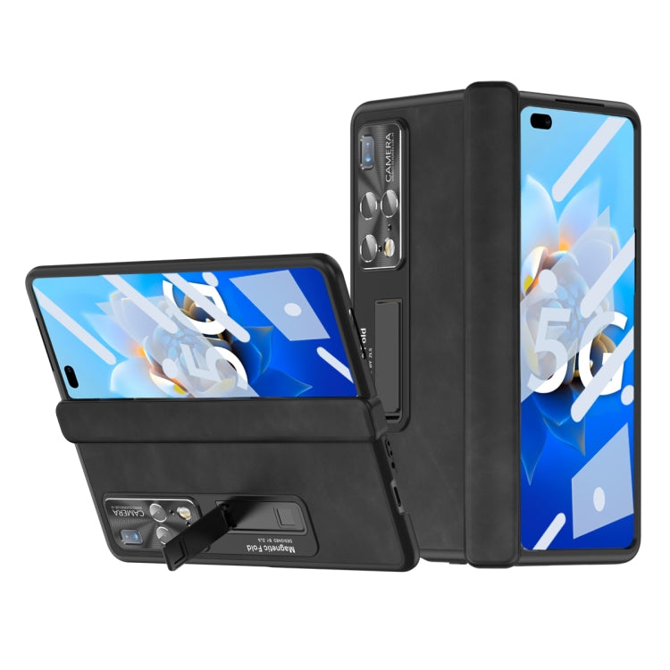 For Huawei Mate X2 5G Napa Texture All-inclusive Phone Case(Black) - Huawei Cases by PMC TechLife | Online Shopping South Africa | PMC TechLife | Buy Now Pay Later Mobicred