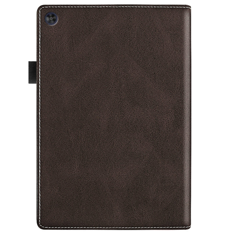 For Huawei MatePad SE Splicing Series Tablet Leather Case(Coffee) - Huawei by PMC TechLife | Online Shopping South Africa | PMC TechLife | Buy Now Pay Later Mobicred