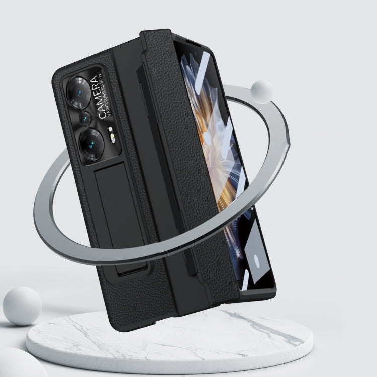 For Honor Magic Vs Integrated Full Coverage Hinge Phone Case with Stylus(Black) - Honor Cases by PMC TechLife | Online Shopping South Africa | PMC TechLife | Buy Now Pay Later Mobicred