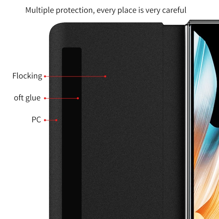 For Honor Magic Vs Side Window View Smart Lychee Texture Leather Phone Case(Pink) - free shipping - PMC TechLife - Order now!