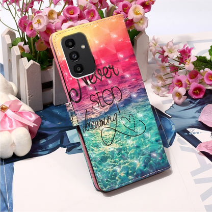 For Samsung Galaxy A54 5G 3D Painting Horizontal Flip Leather Phone Case(Chasing Dreams) - Galaxy Phone Cases by PMC Jewellery | Online Shopping South Africa | PMC Jewellery