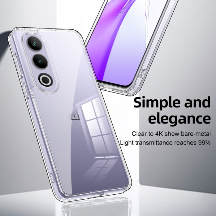 For OnePlus Ace 3V Armor Clear TPU Hard PC Phone Case(Matte Black) - OnePlus Cases by PMC TechLife | Online Shopping South Africa | PMC TechLife | Buy Now Pay Later Mobicred
