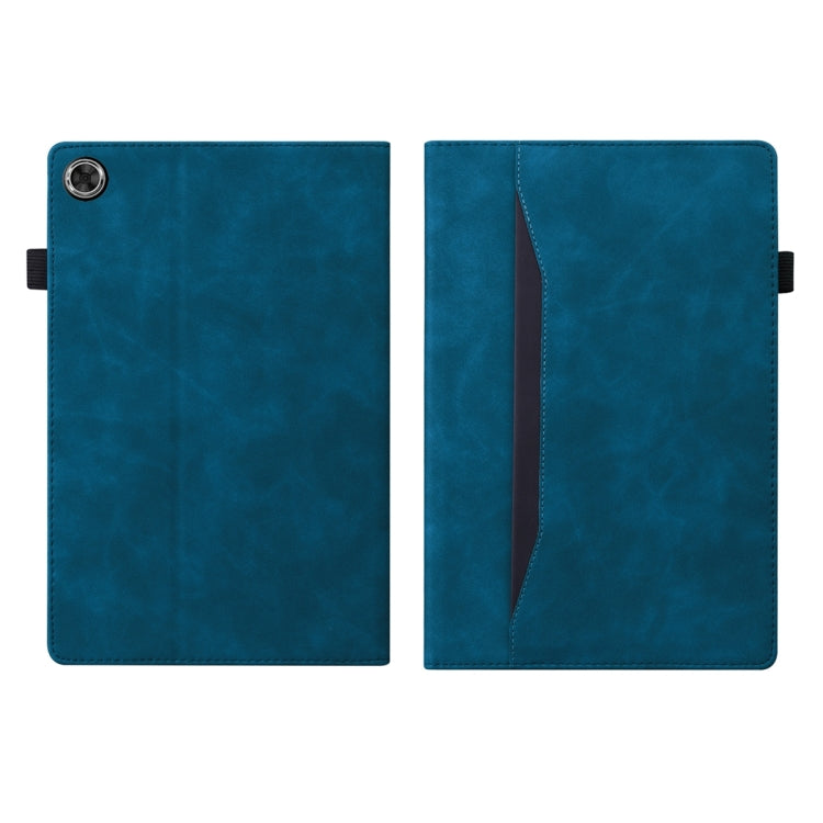 For Lenovo Tab M10 Plus 10.6 3rd Gen 2022 Business Shockproof Horizontal Flip Leather Tablet Case(Blue) - Lenovo by PMC TechLife | Online Shopping South Africa | PMC TechLife | Buy Now Pay Later Mobicred
