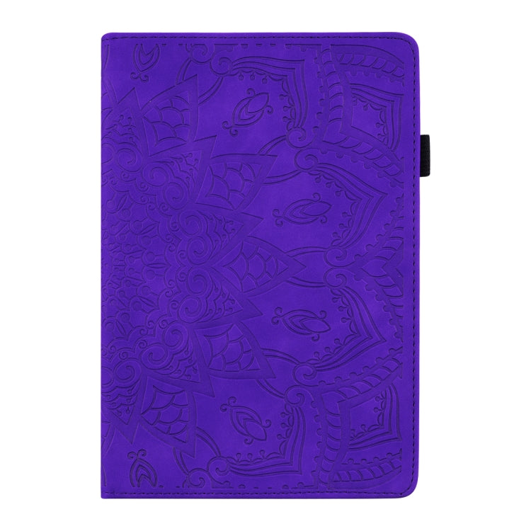 For Lenovo Tab M10 Plus 10.6 3rd Gen 2022 Calf Texture Embossed Flip Leather Tablet Case(Purple) - Lenovo by PMC TechLife | Online Shopping South Africa | PMC TechLife | Buy Now Pay Later Mobicred