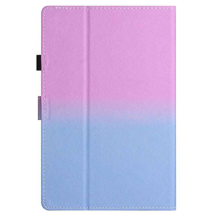 For 10 inch Universal Stitching Gradient Leather Tablet Case(Purple Blue) - 10 - 11 inch by PMC TechLife | Online Shopping South Africa | PMC TechLife | Buy Now Pay Later Mobicred