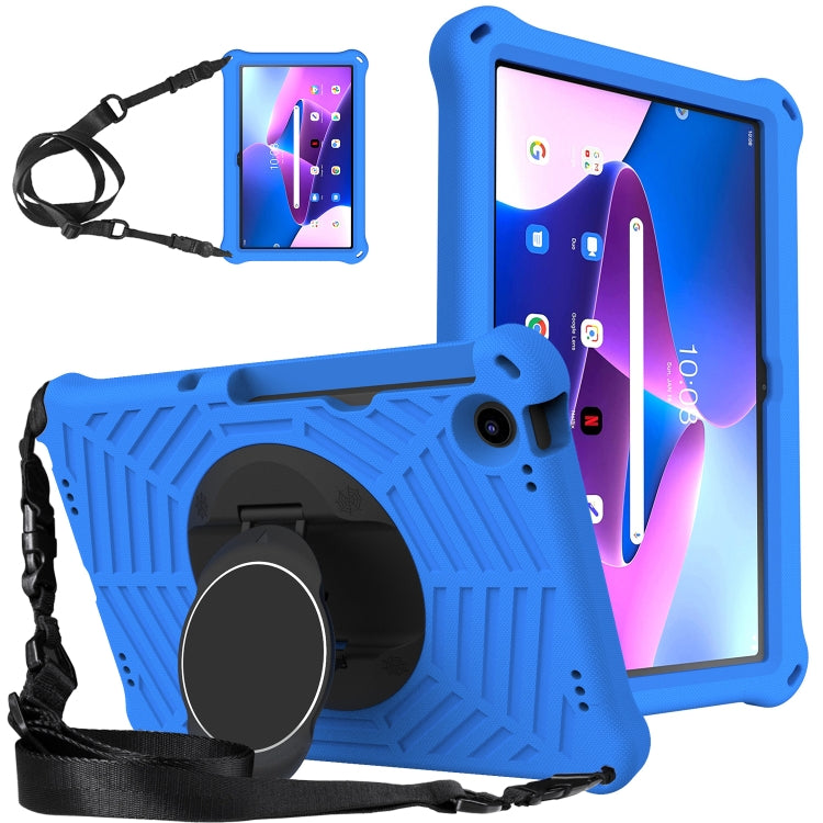 For Lenovo Tab M10 Plus 10.6 3rd Gen 2022 Spider King Silicone Protective Tablet Case(Blue) - Lenovo by PMC TechLife | Online Shopping South Africa | PMC TechLife | Buy Now Pay Later Mobicred