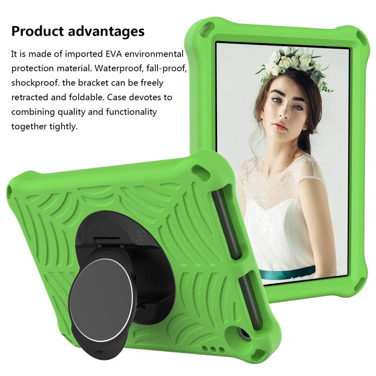 For Amazon Kindle Fire HD 8 / 8 Plus 2022 / 2020 Spider King Silicone Protective Tablet Case(Green) - Amazon by PMC TechLife | Online Shopping South Africa | PMC TechLife | Buy Now Pay Later Mobicred