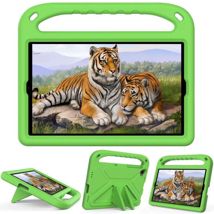 For Lenovo Tab K10 Handle EVA Shockproof Tablet Case with Holder(Green) - Lenovo by PMC TechLife | Online Shopping South Africa | PMC TechLife | Buy Now Pay Later Mobicred