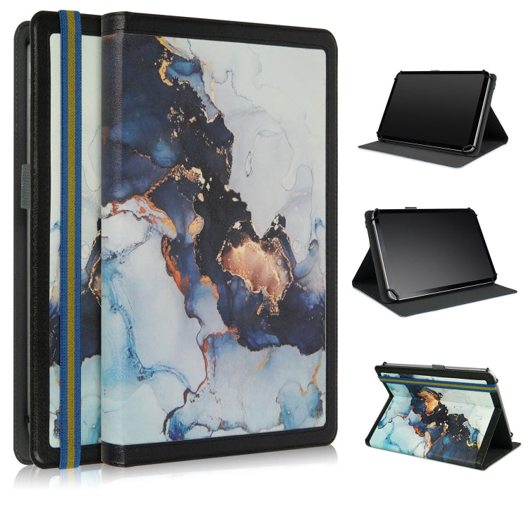 For 10 inch Marble Pattern Stitching Leather Tablet Case(Black) - free shipping - PMC TechLife - Order now!
