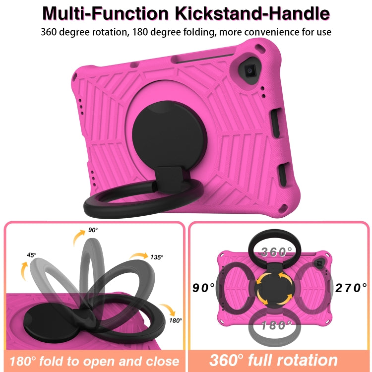 For Lenovo Tab K10 Spider King Silicone Protective Tablet Case(Rose Red) - Lenovo by PMC TechLife | Online Shopping South Africa | PMC TechLife | Buy Now Pay Later Mobicred