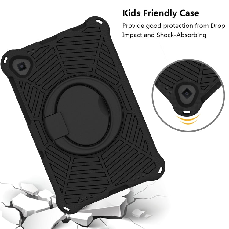 For Lenovo Tab M10 Plus TB-X606 Spider King Silicone Protective Tablet Case(Black) - Lenovo by PMC TechLife | Online Shopping South Africa | PMC TechLife | Buy Now Pay Later Mobicred