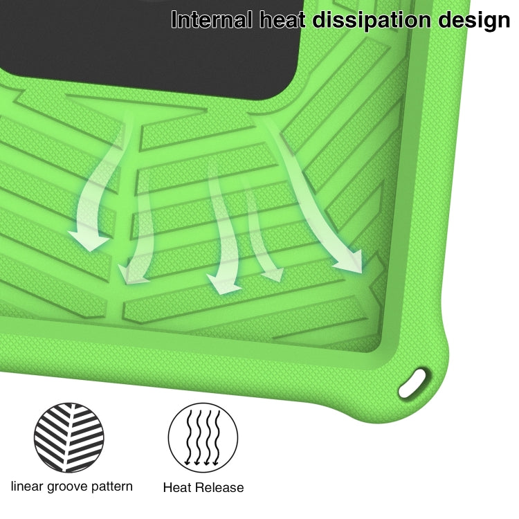 For Lenovo Tab M10 FHD TB-X605FC Spider King Silicone Protective Tablet Case(Green) - Lenovo by PMC TechLife | Online Shopping South Africa | PMC TechLife | Buy Now Pay Later Mobicred
