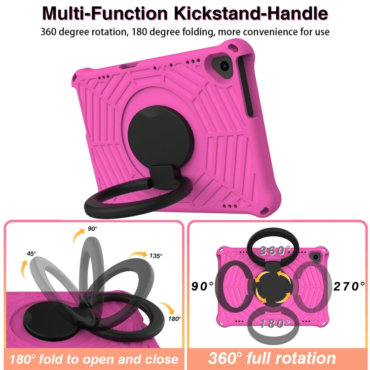 For Huawei MediaPad T5 Spider King Silicone Protective Tablet Case(Rose Red) - Huawei by PMC TechLife | Online Shopping South Africa | PMC TechLife | Buy Now Pay Later Mobicred