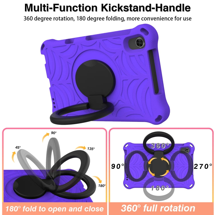 For Huawei MediaPad M5 Lite 8 Spider King Silicone Protective Tablet Case(Purple) - Huawei by PMC TechLife | Online Shopping South Africa | PMC TechLife | Buy Now Pay Later Mobicred