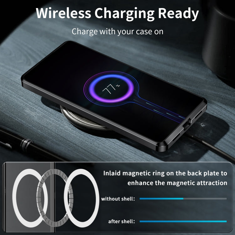 For Xiaomi 13 Pro MagSafe Magnetic Frosted Metal Phone Case(Black) - 13 Pro Cases by PMC TechLife | Online Shopping South Africa | PMC TechLife