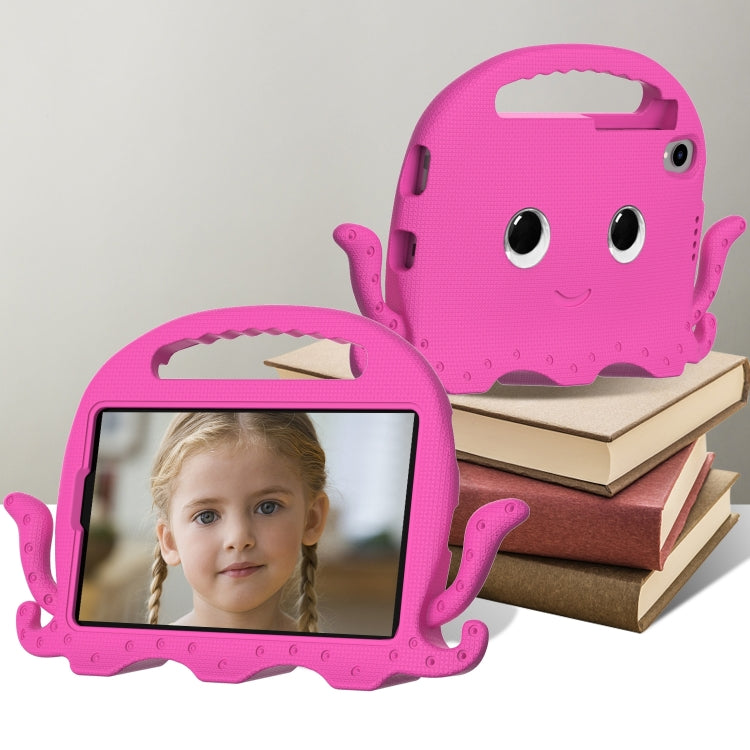 For Lenovo Tab M8 4th Gen Octopus Style EVA + PC Tablet Case with Strap(Rose Red) - Lenovo by PMC TechLife | Online Shopping South Africa | PMC TechLife | Buy Now Pay Later Mobicred