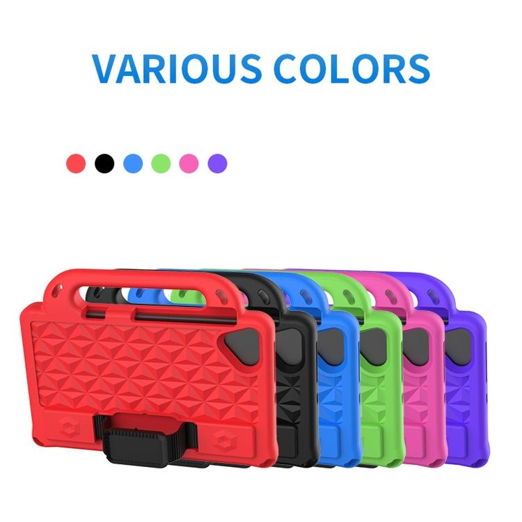 For Lenovo Tab M8 4th Gen Diamond Series EVA Anti-Fall Shockproof Sleeve Tablet Case with Holder & Strap(Green) - Lenovo by PMC TechLife | Online Shopping South Africa | PMC TechLife | Buy Now Pay Later Mobicred