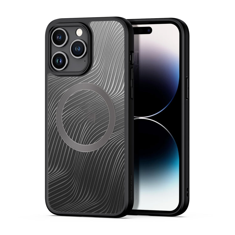 For iPhone 15 Pro Max DUX DUCIS Aimo Mag Series TPU + PC MagSafe Frosted Feel Phone Case(Black) - iPhone 15 Pro Max Cases by DUX DUCIS | Online Shopping South Africa | PMC Jewellery | Buy Now Pay Later Mobicred