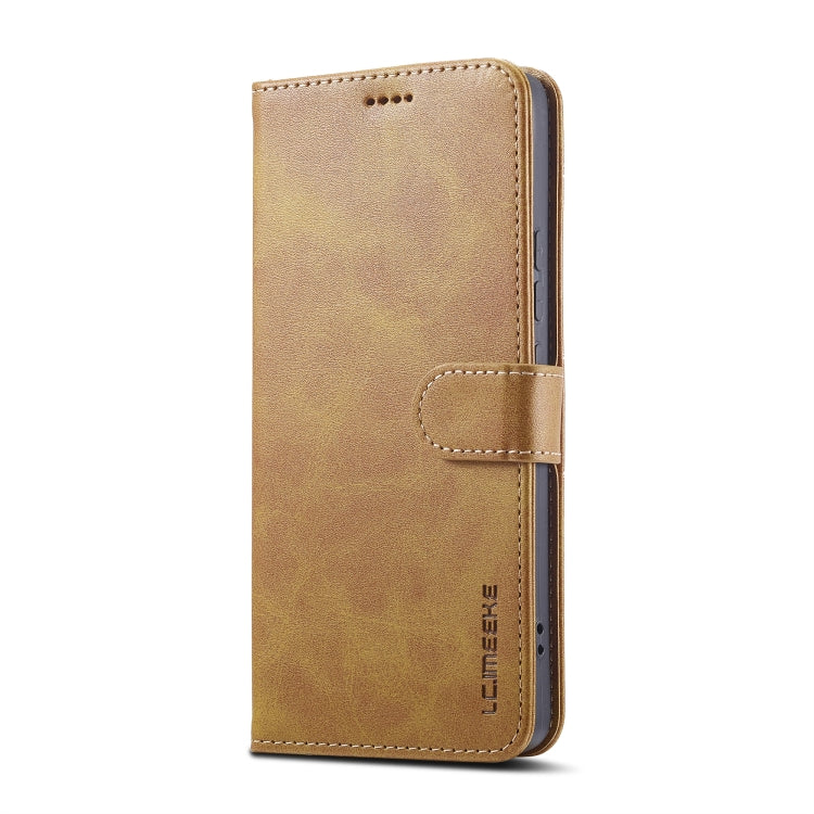 For Xiaomi Redmi Note 13 Pro+ LC.IMEEKE Calf Texture Leather Phone Case(Brown) - Note 13 Pro+ Cases by LC.IMEEKE | Online Shopping South Africa | PMC Jewellery | Buy Now Pay Later Mobicred