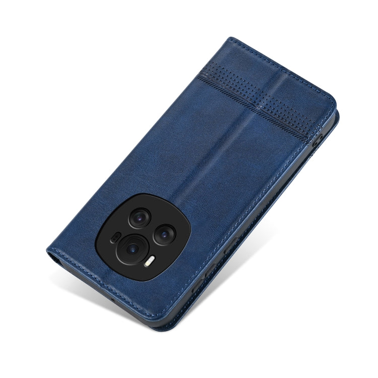 For Honor Magic6 AZNS Magnetic Calf Texture Flip Leather Phone Case(Dark Blue) - Honor Cases by AZNS | Online Shopping South Africa | PMC Jewellery | Buy Now Pay Later Mobicred