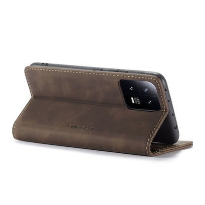 For Xiaomi 13 CaseMe 013 Multifunctional Horizontal Flip Leather Phone Case(Coffee) - Xiaomi Cases by CaseMe | Online Shopping South Africa | PMC Jewellery | Buy Now Pay Later Mobicred