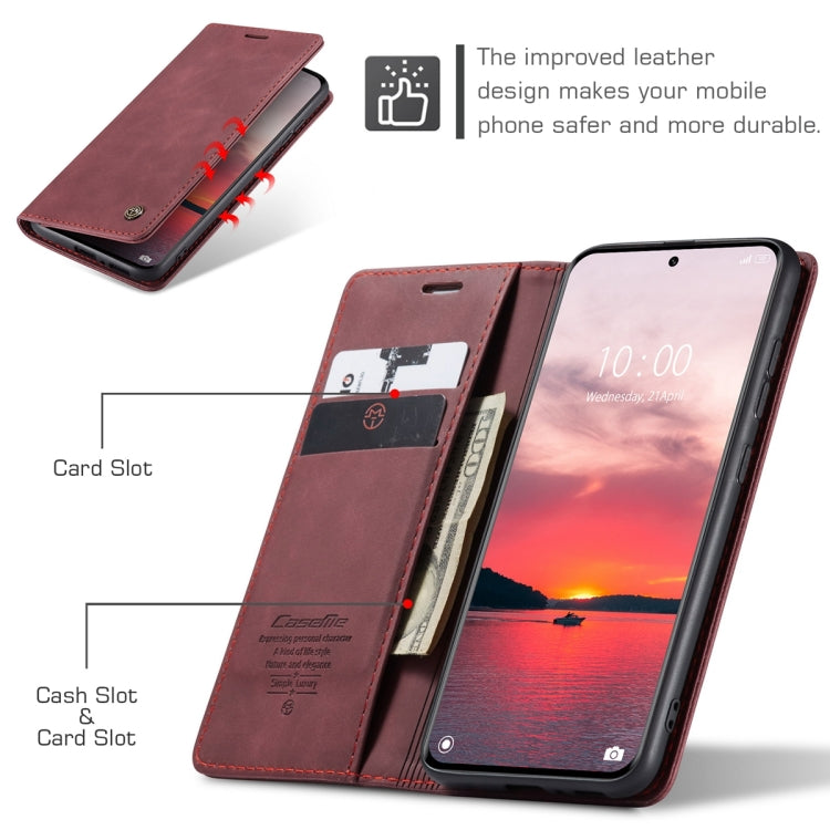 For Xiaomi 13 Pro CaseMe 013 Multifunctional Horizontal Flip Leather Phone Case(Wine Red) - Xiaomi Cases by CaseMe | Online Shopping South Africa | PMC Jewellery | Buy Now Pay Later Mobicred