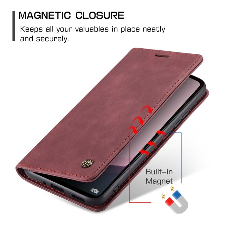 For Xiaomi Redmi 11A / 12C CaseMe 013 Multifunctional Horizontal Flip Leather Phone Case(Wine Red) - Xiaomi Cases by CaseMe | Online Shopping South Africa | PMC Jewellery | Buy Now Pay Later Mobicred