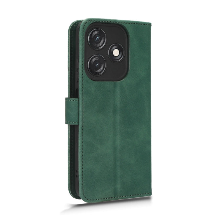 For TECNO Spark 10C Skin Feel Magnetic Flip Leather Phone Case(Green) - Tecno Cases by PMC TechLife | Online Shopping South Africa | PMC TechLife